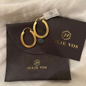 Julie Vos Aspen Hoop Medium NWT
